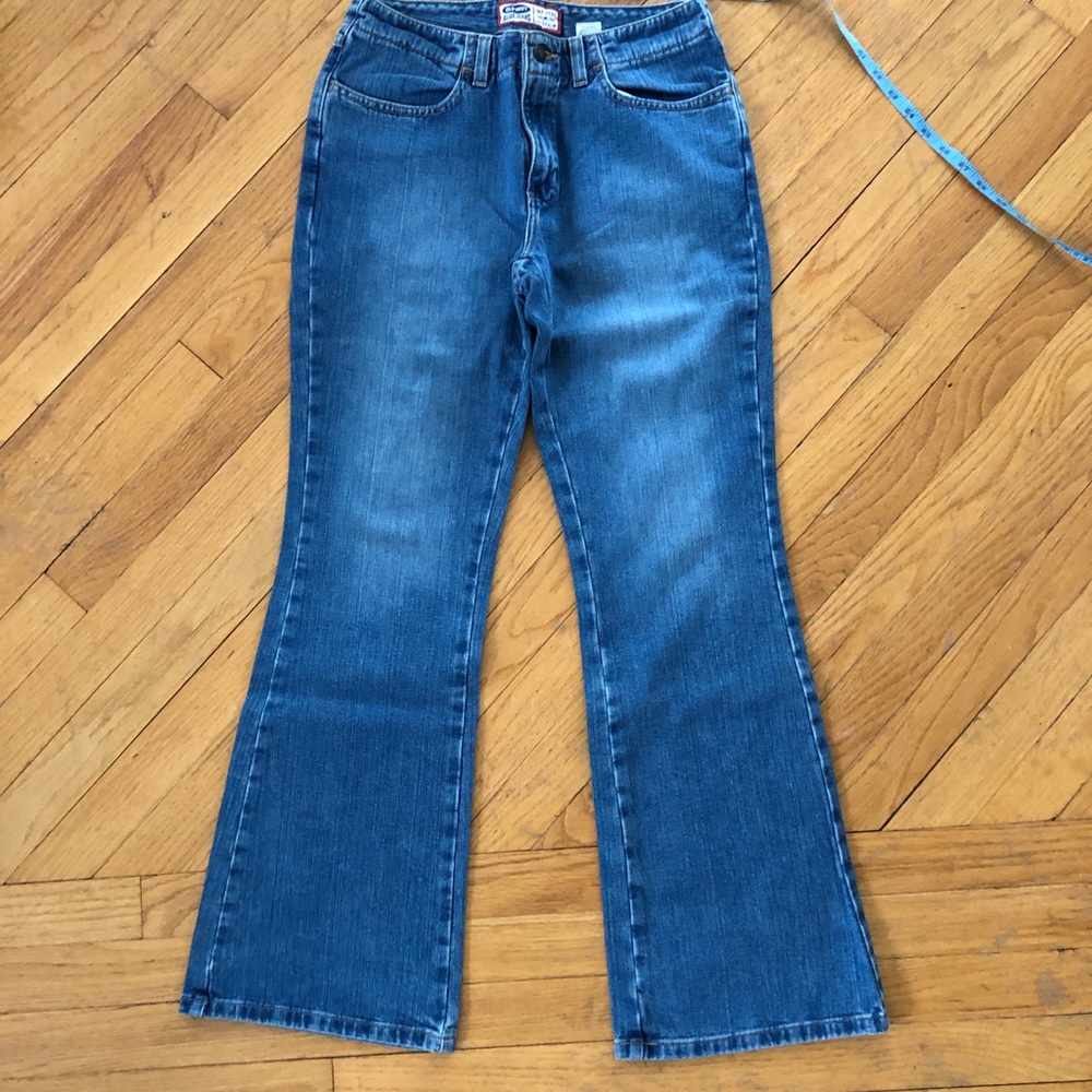Flare blue jeans size 6